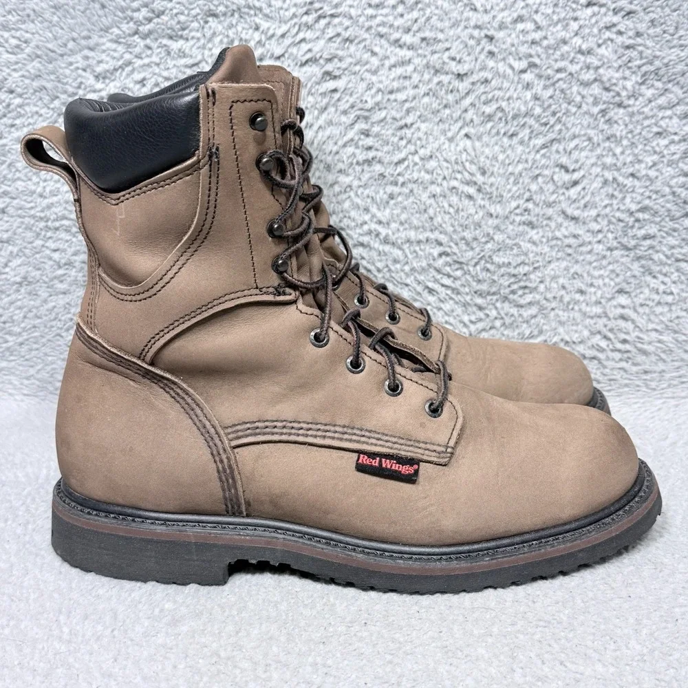 Red Wing 39005 Mens Size 12 Work Boots Brown Leather Biltrite Outsole